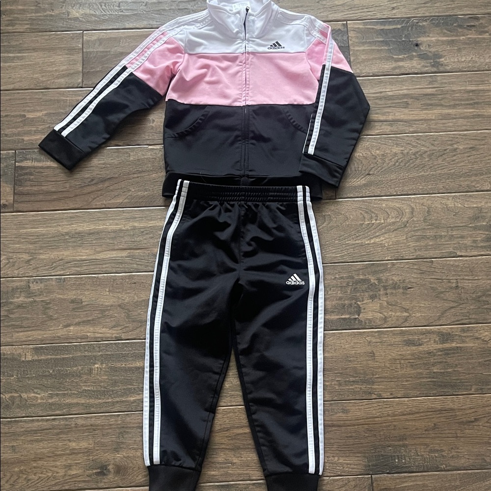 adidas Kids Matching Set - Pink and Black